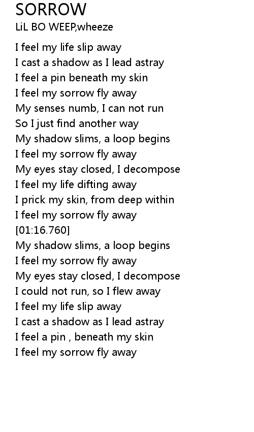 Sorrow Lyrics Follow Lyrics
