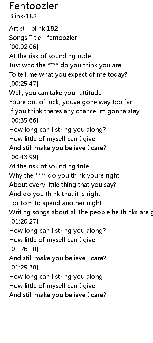 Fentoozler Lyrics Follow Lyrics
