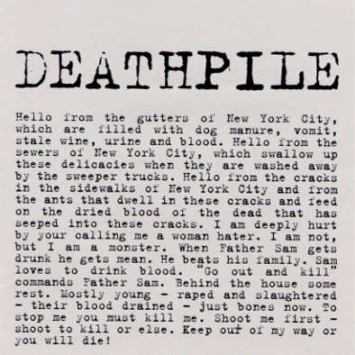 Gutters Of New York City (Berkowitz II)