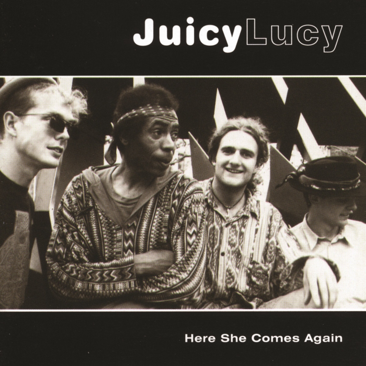 She comes the game. Группа juicy Lucy. Juicy Lucy 1995. Juicy Lucy here she comes again 1995. Группа juicy Lucy обложки.
