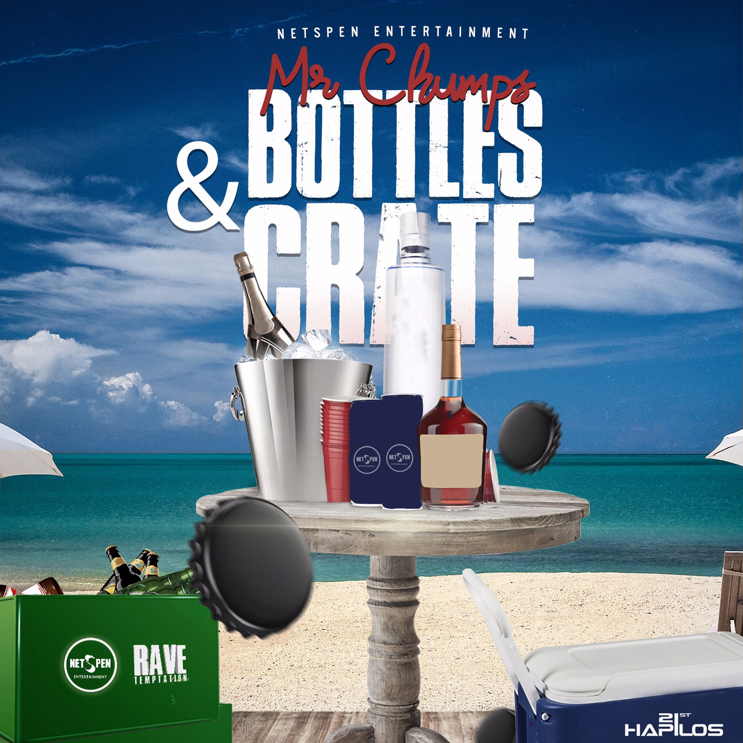 Bottles & Crate