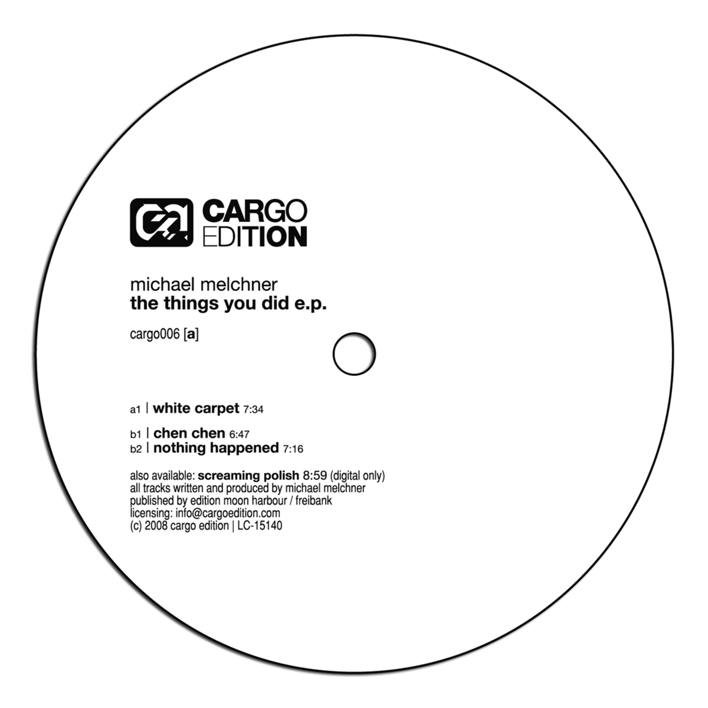 The Things You Did EP