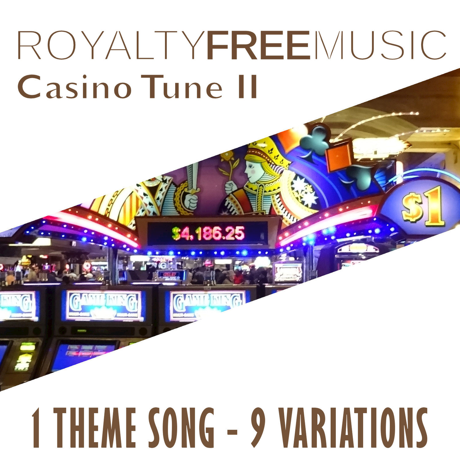 Royalty Free Music: Casino Tune II (1 Theme Song - 9 Variations)
