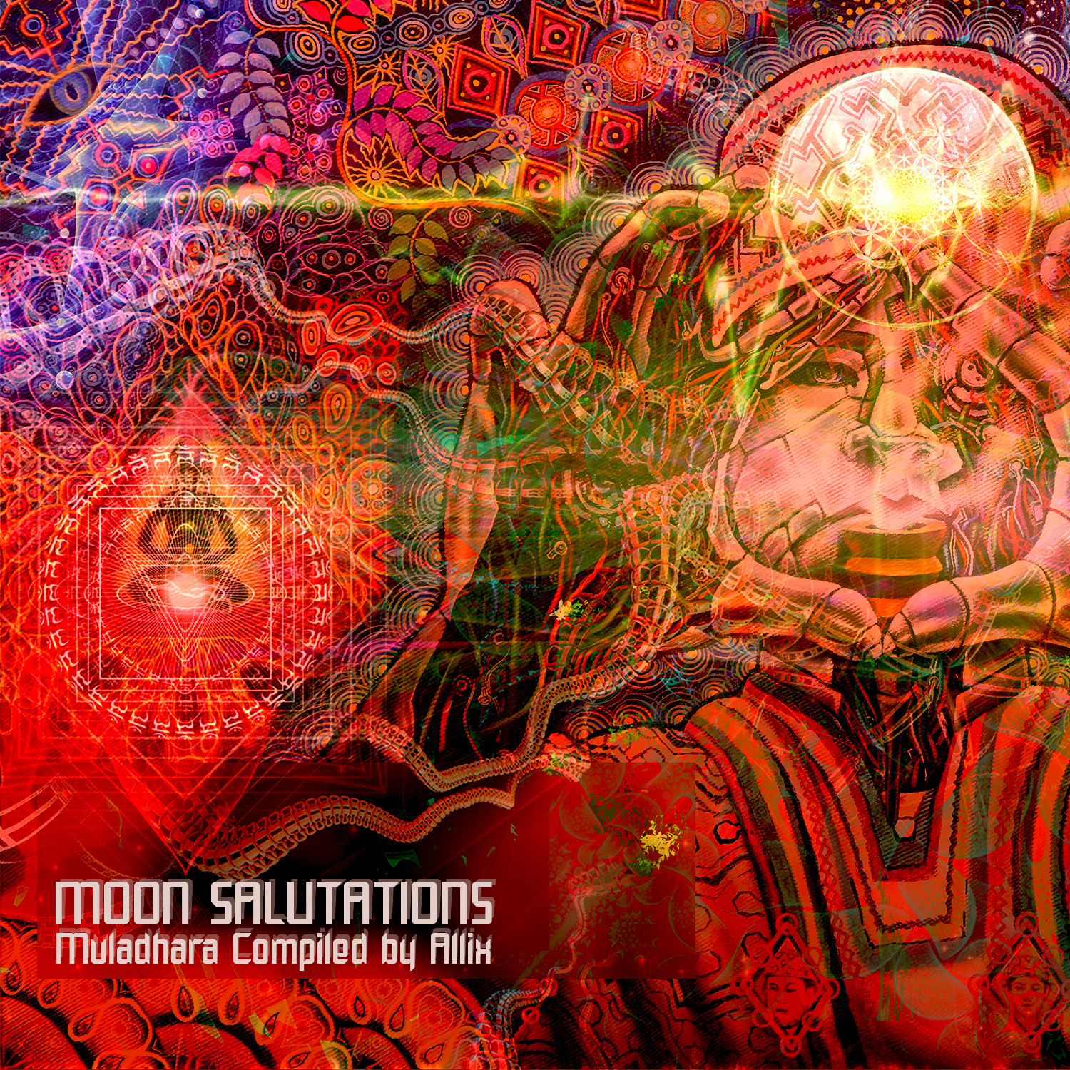 Moon Salutations . Mu la dha ra Compiled by Allix