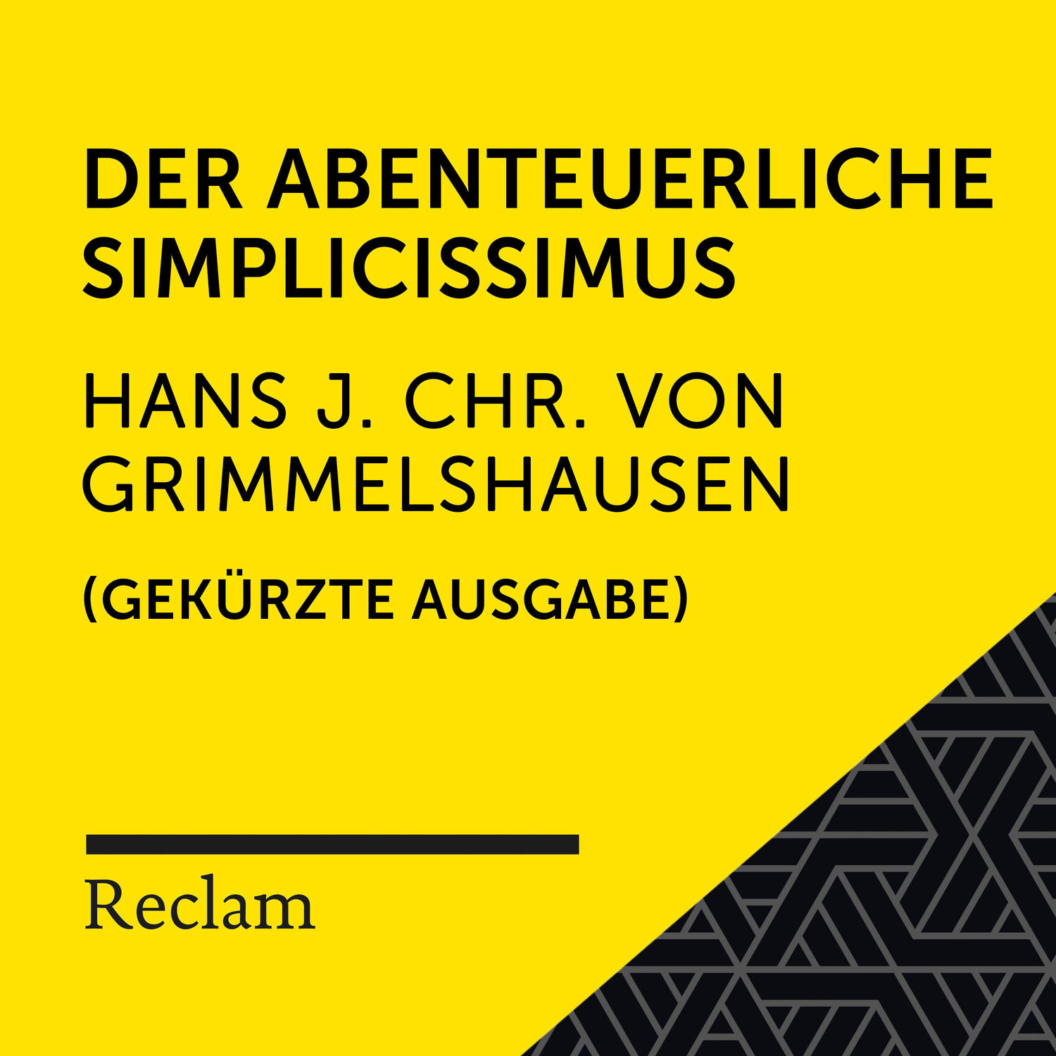 Grimmelshausen: Der abenteuerliche Simplicissimus Reclam H rbuch Gekü rzte Ausgabe