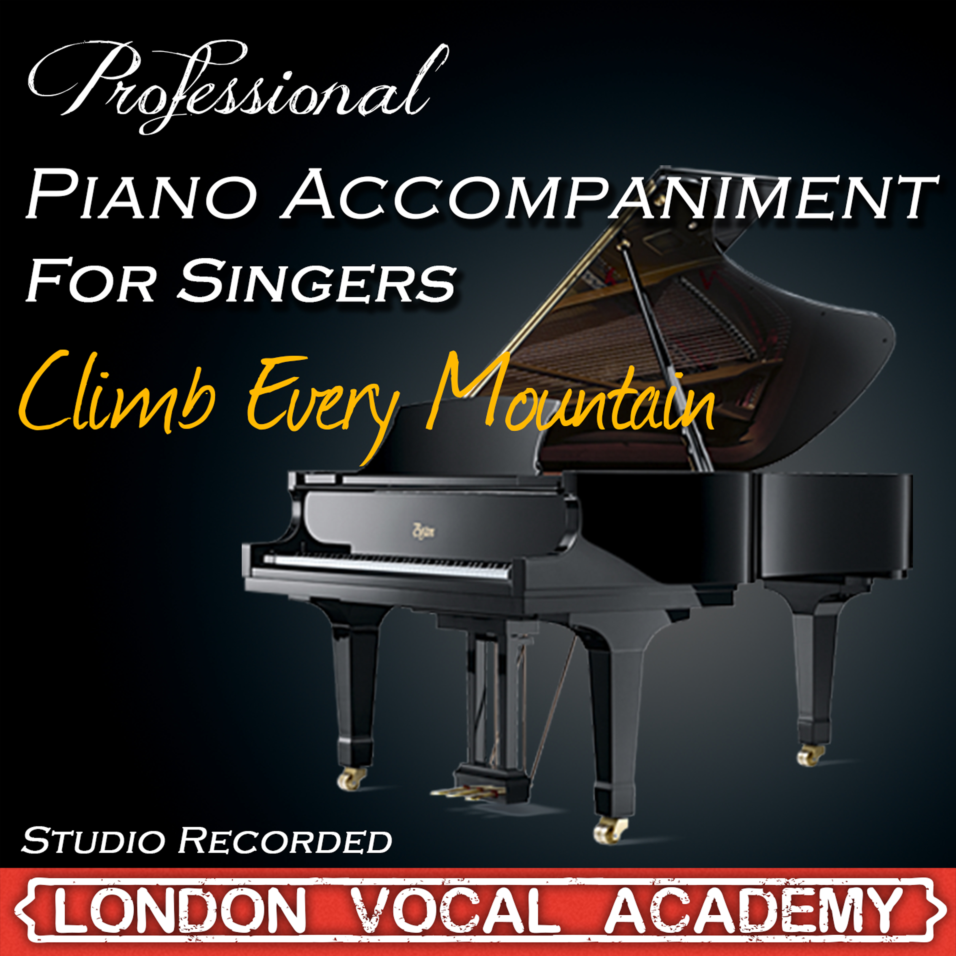 Climb Every Mountain ('The Sound of Music' Piano Accompaniment) [Professional Karaoke Backing Track]