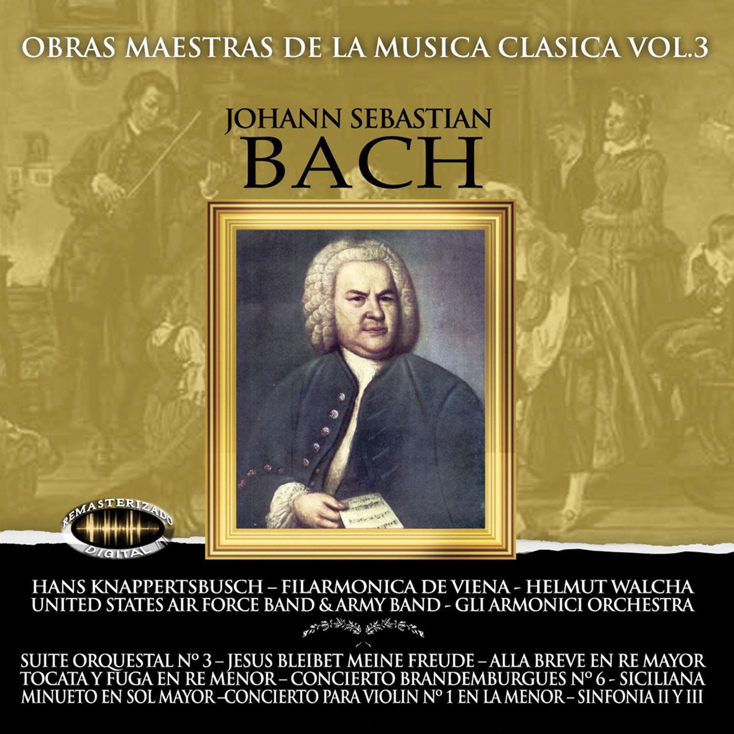 Obras Maestras de la Mu sica Cla sica, Vol. 3  Johann Sebastian Bach