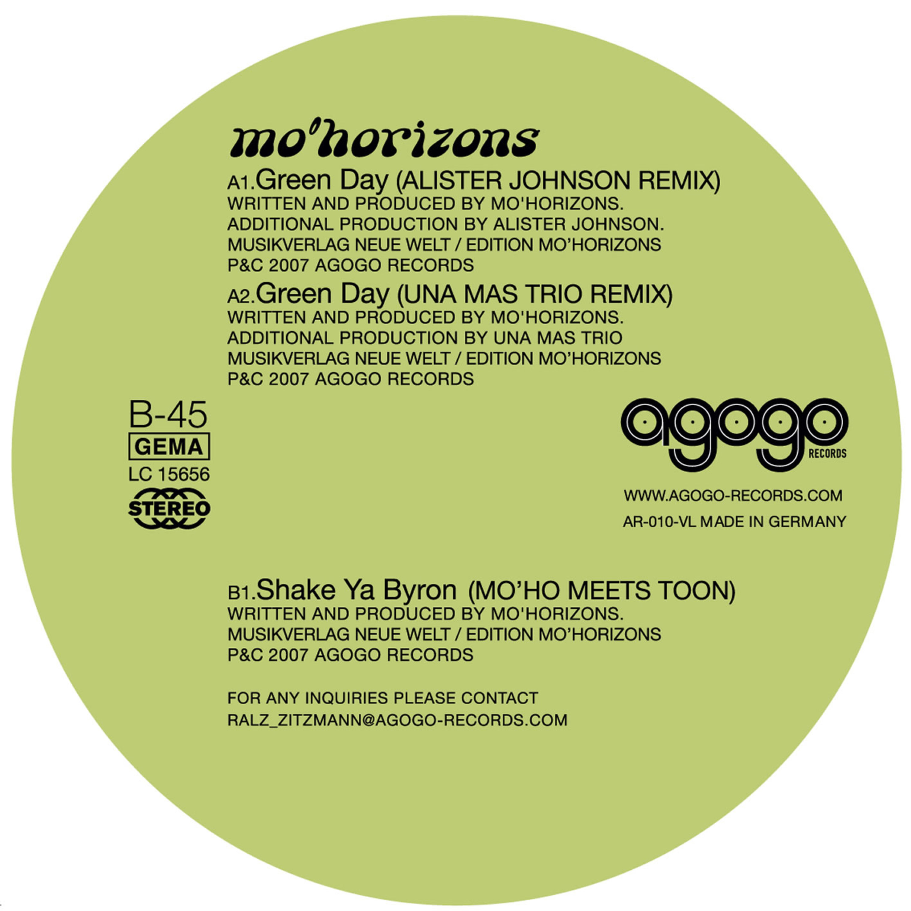 Green Day (Alister Johnson Remix)