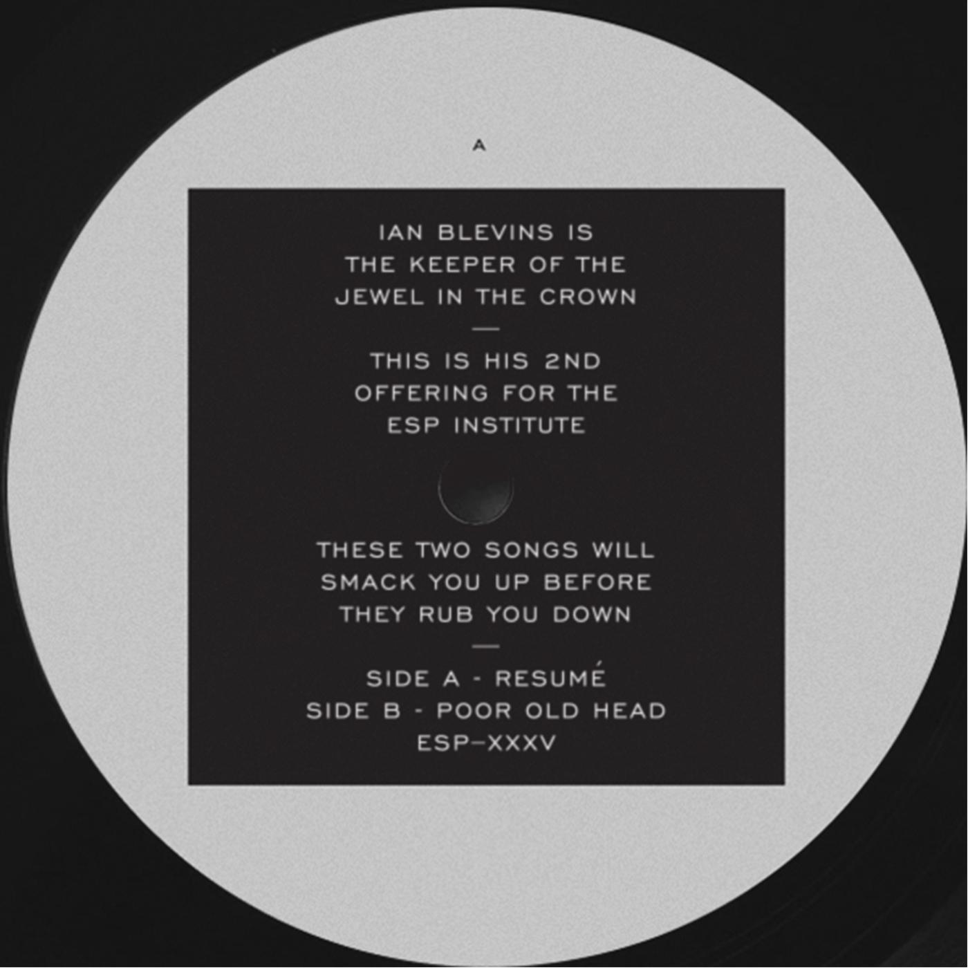 Resume b w Poor Old Head