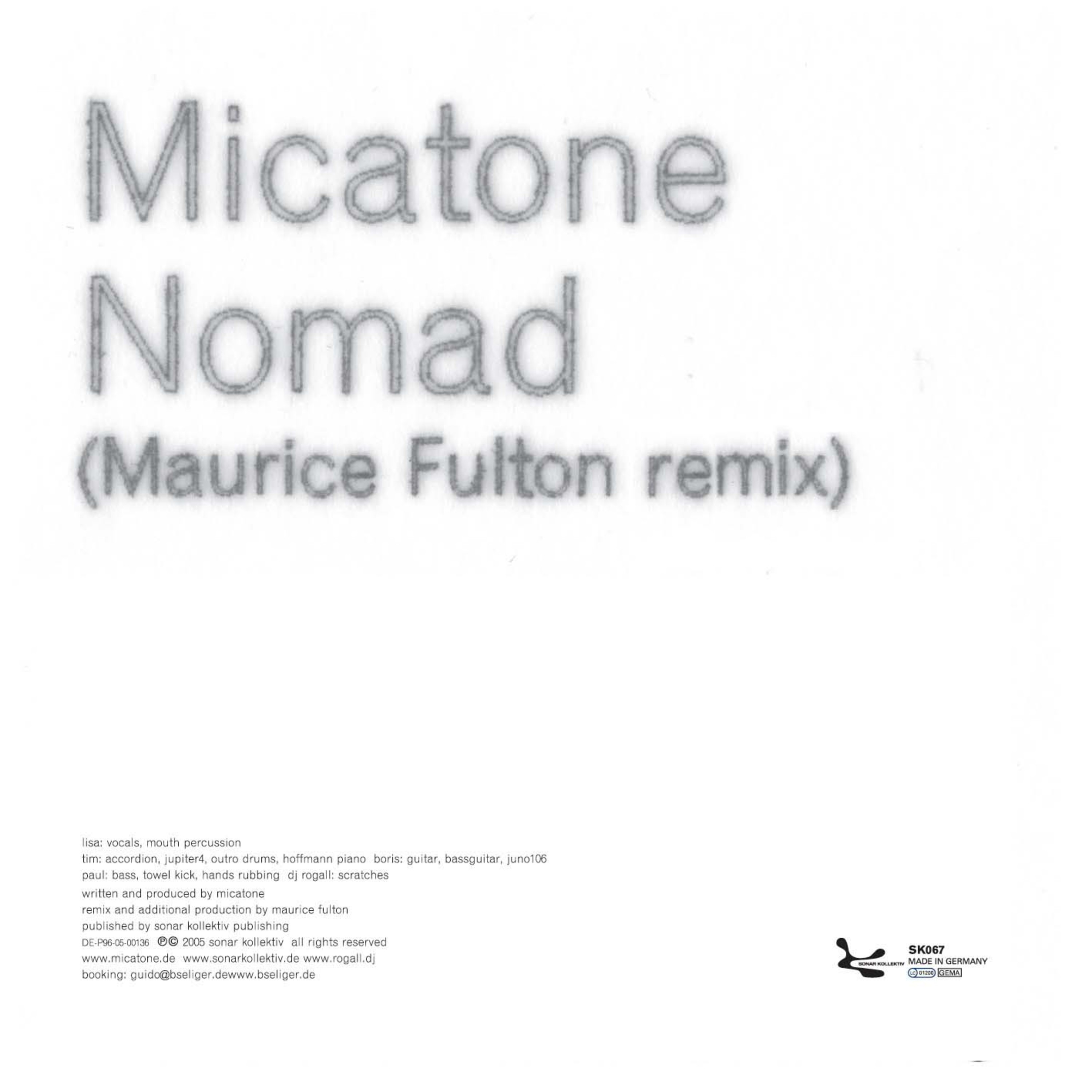 Remixes by Maurice Fulton & Eva Be