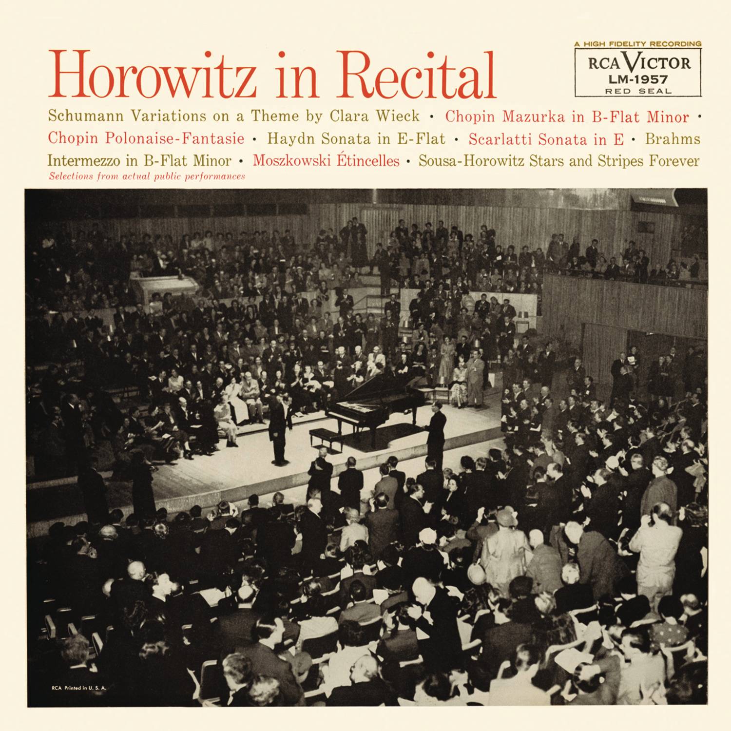 Horowitz in Recital