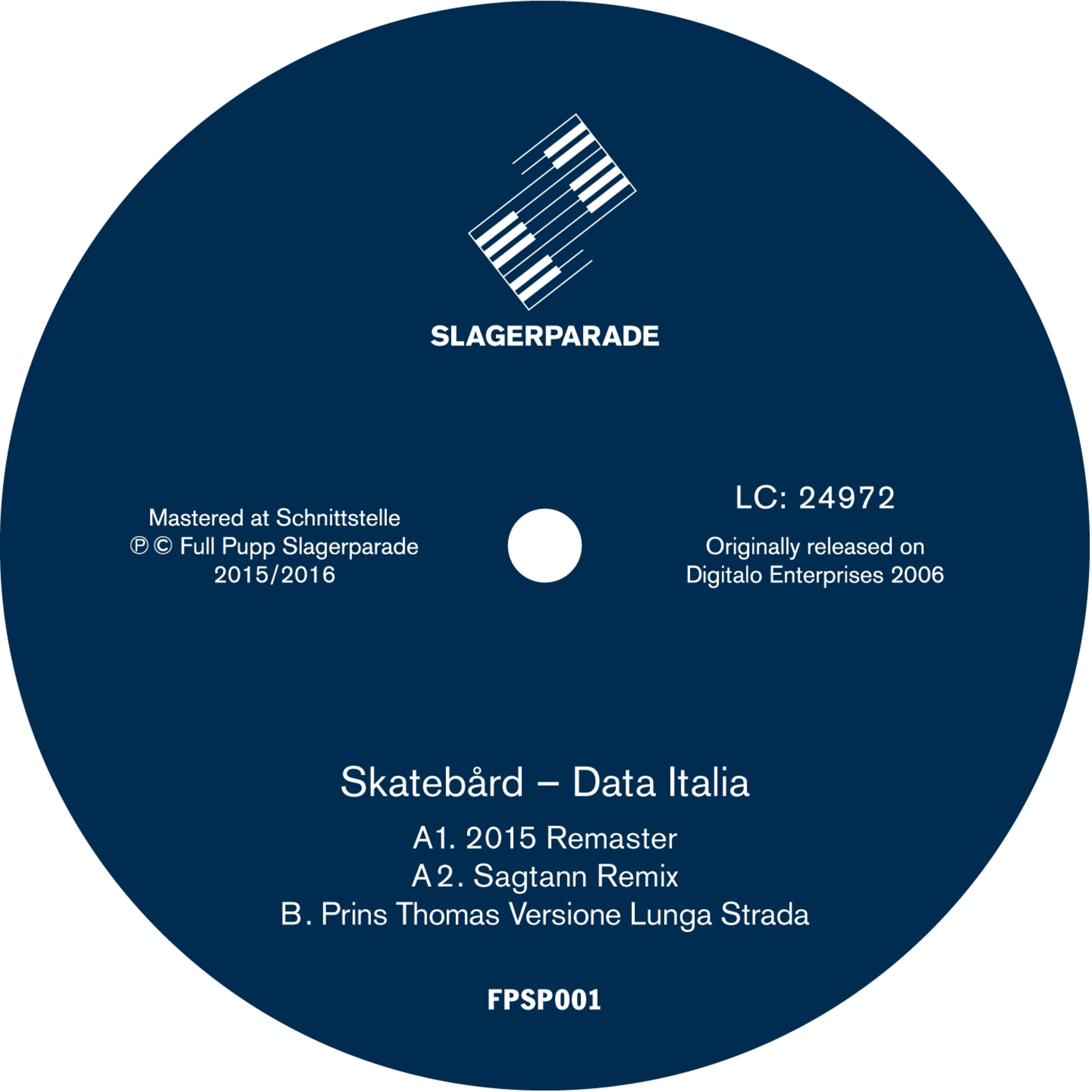 Data Italia (Prins Thomas Versione Lunga Strada)