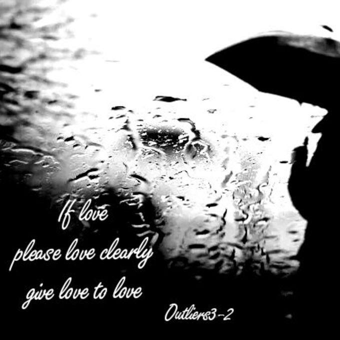 If love , give love to love. ru guo ai, qing ba ai xian gei ai