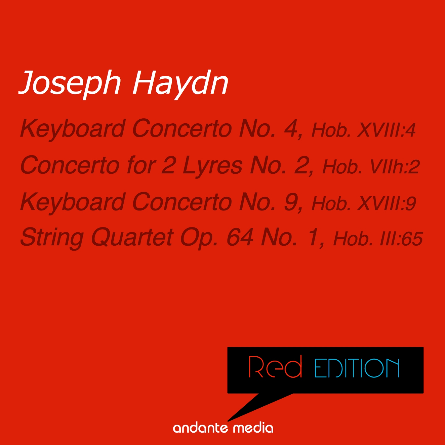 Red Edition - Haydn: Keyboard Concertos Nos. 4, 9 & Concerto for 2 Lyres No. 2, Hob. VIIh:2