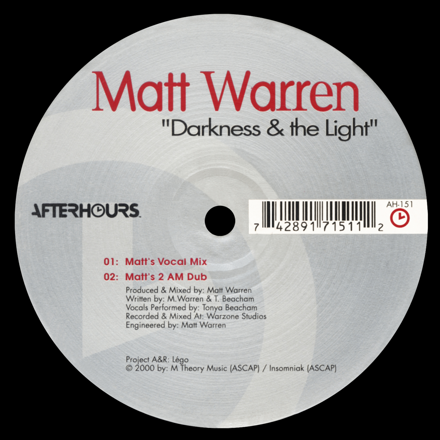 Darkness & The Light (Matt's 2 Am Dub)