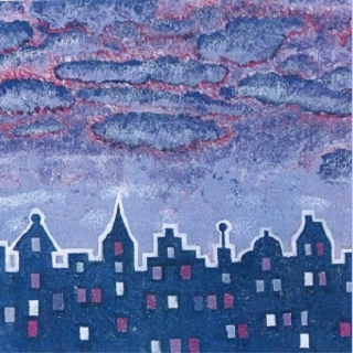 through this empty glass