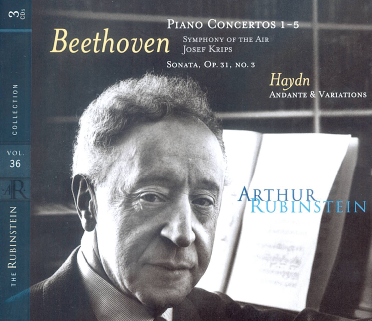 Rubinstein Collection, Vol. 36: Beethoven: Piano Concertos Nos. 1-5; Sonata No. 18; Haydn: Andante & Variations
