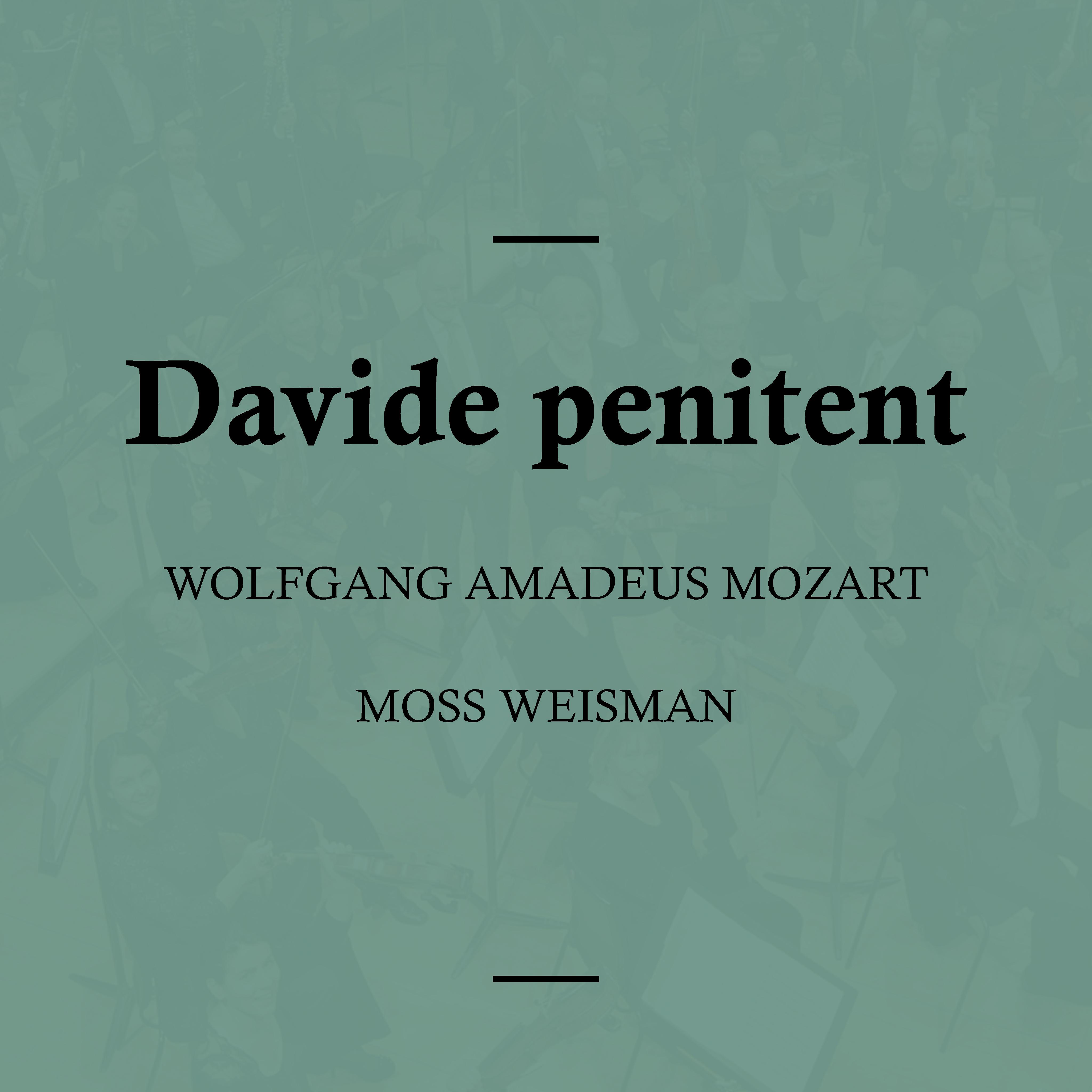Mozart: Davide penitent