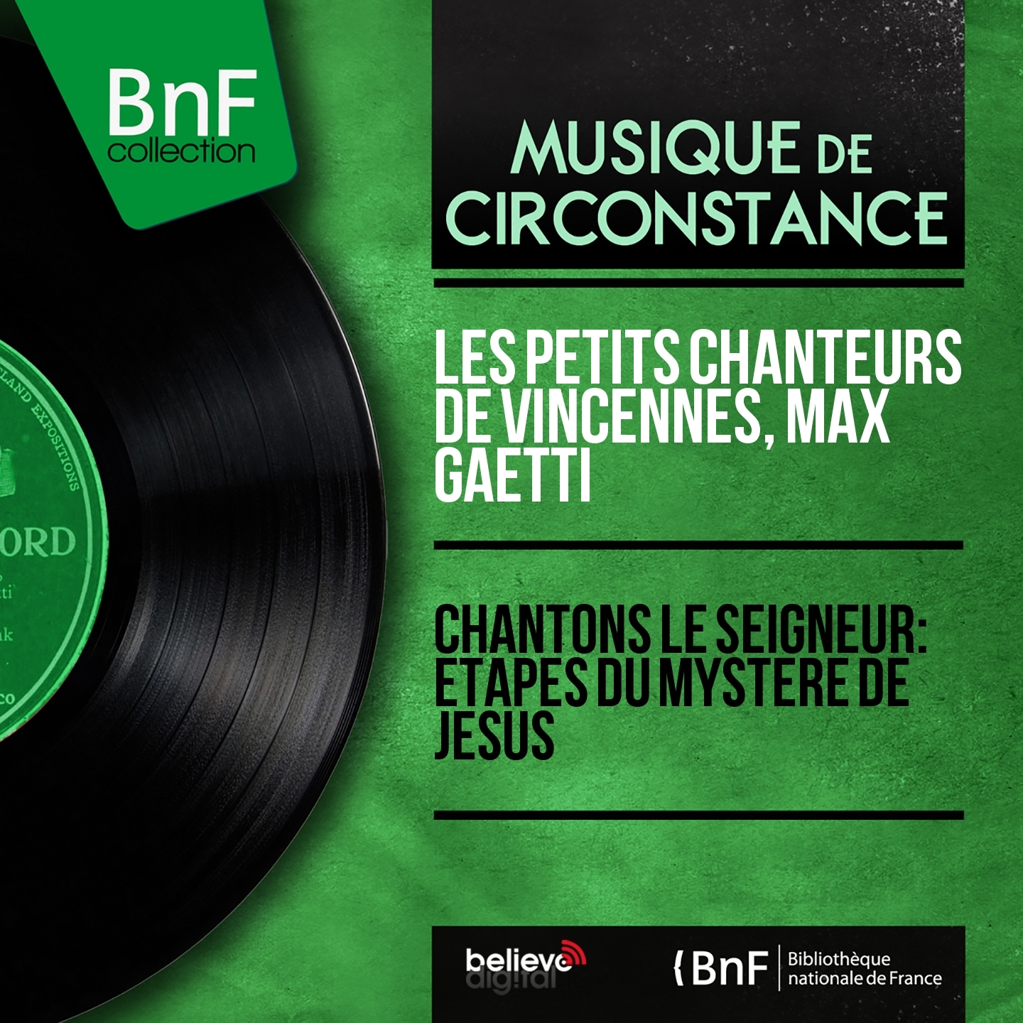 Chantons le seigneur: É tapes du myste re de Je sus Mono Version