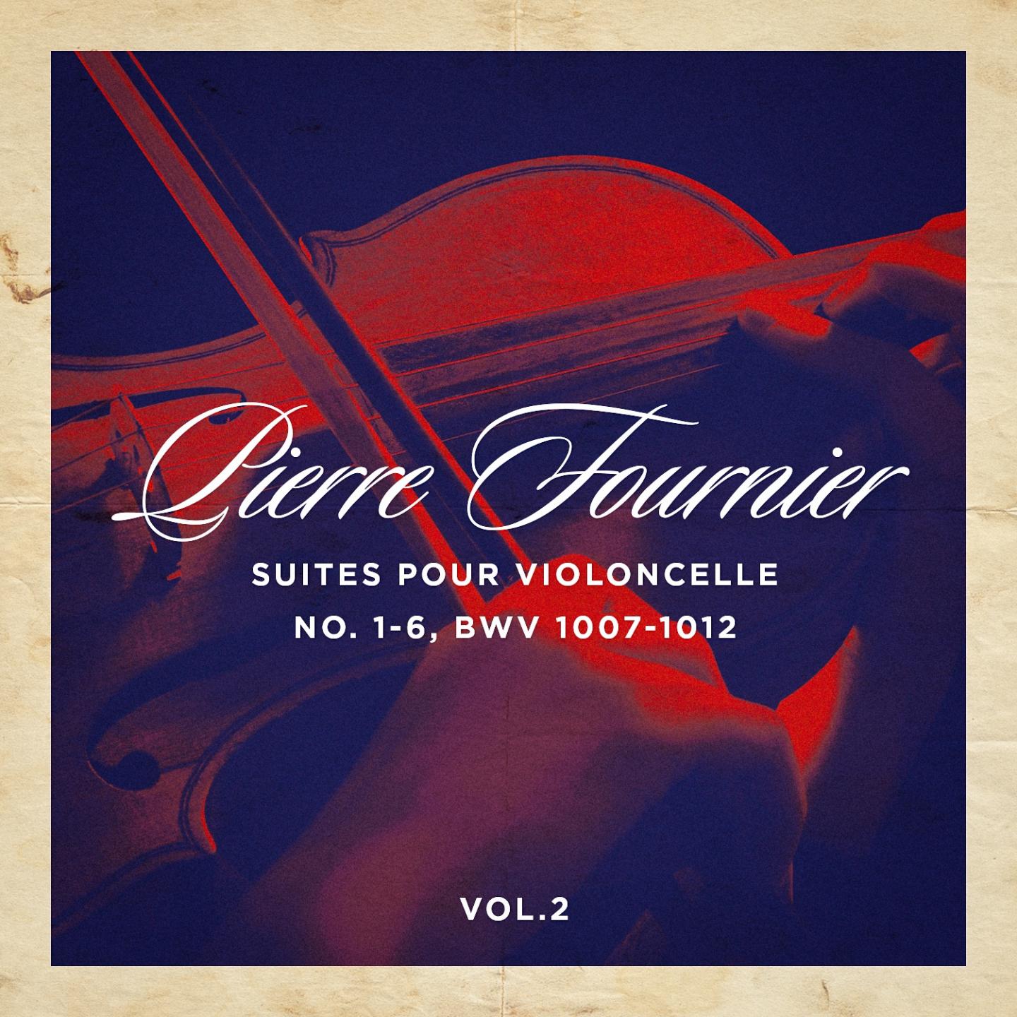 Suites pour violoncelle No. 1-6, BWV 1007-1012, Vol. 1
