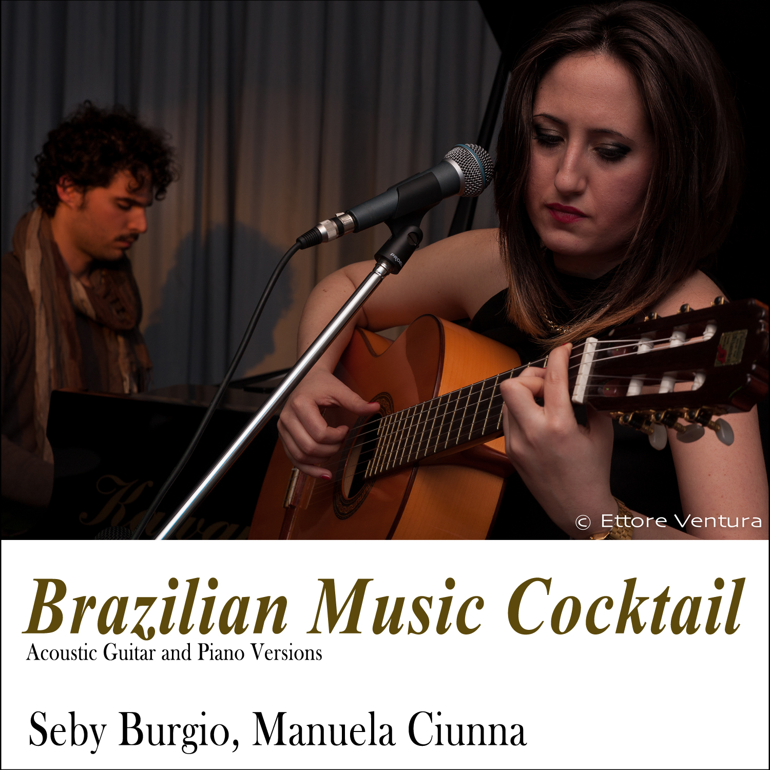 Brazilian Music Cocktail Acoustic Guitar and Piano Versions