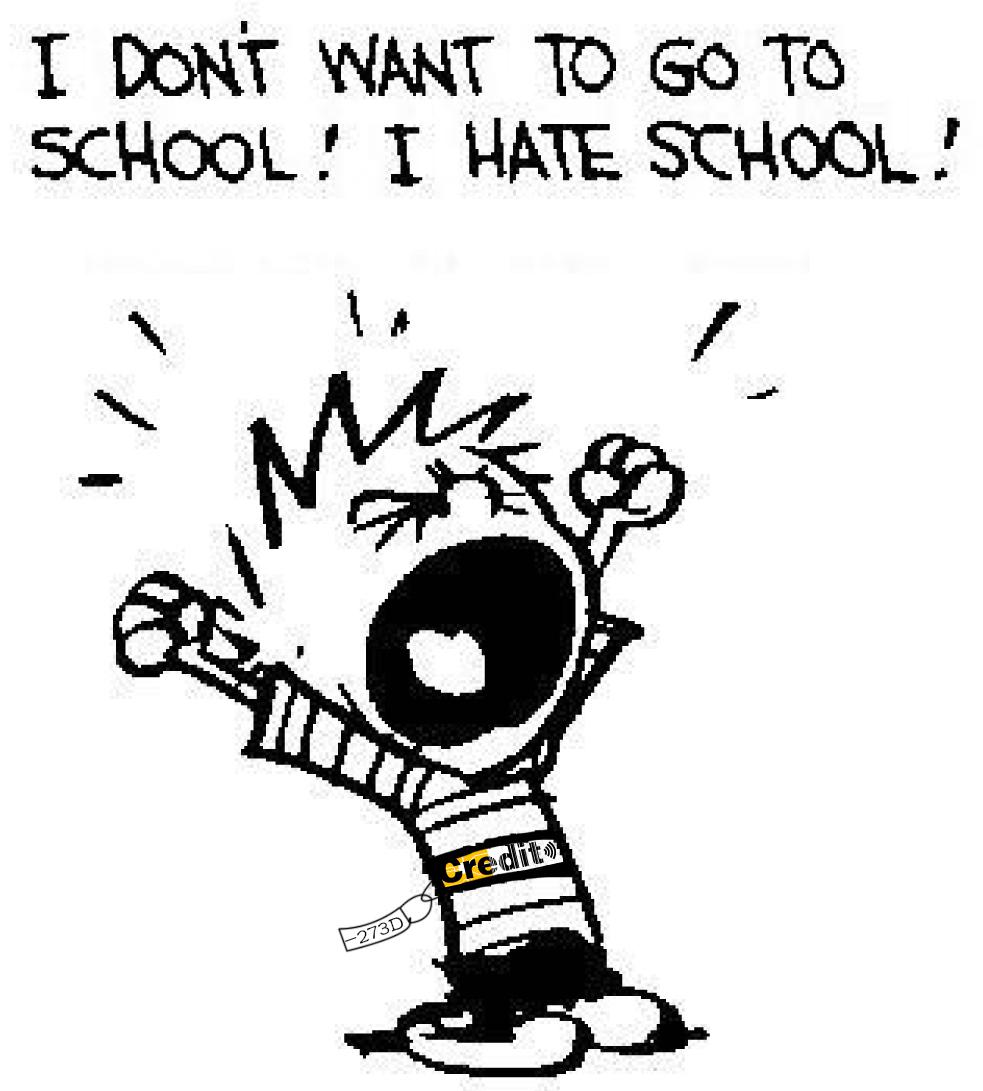 I wanna go to school