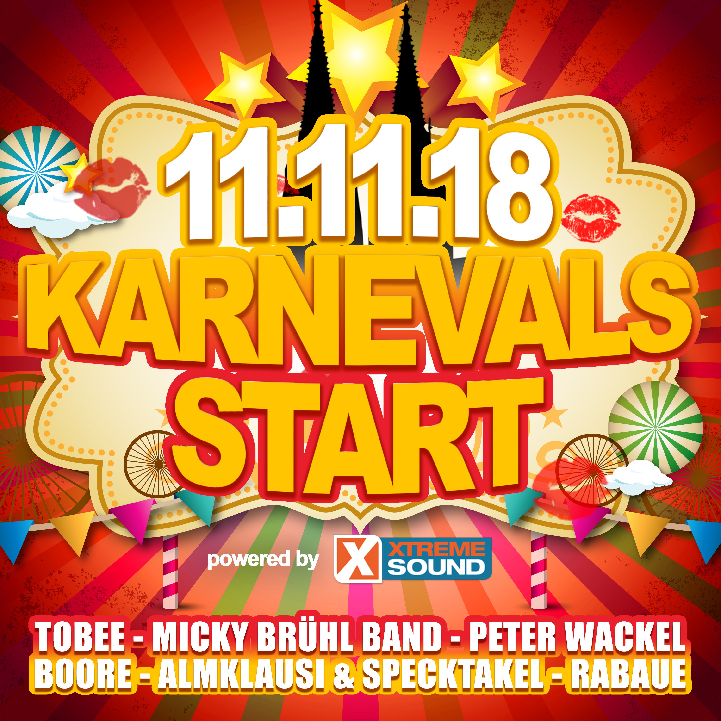 11.11.18 Karnevals Start powered by Xtreme Sound