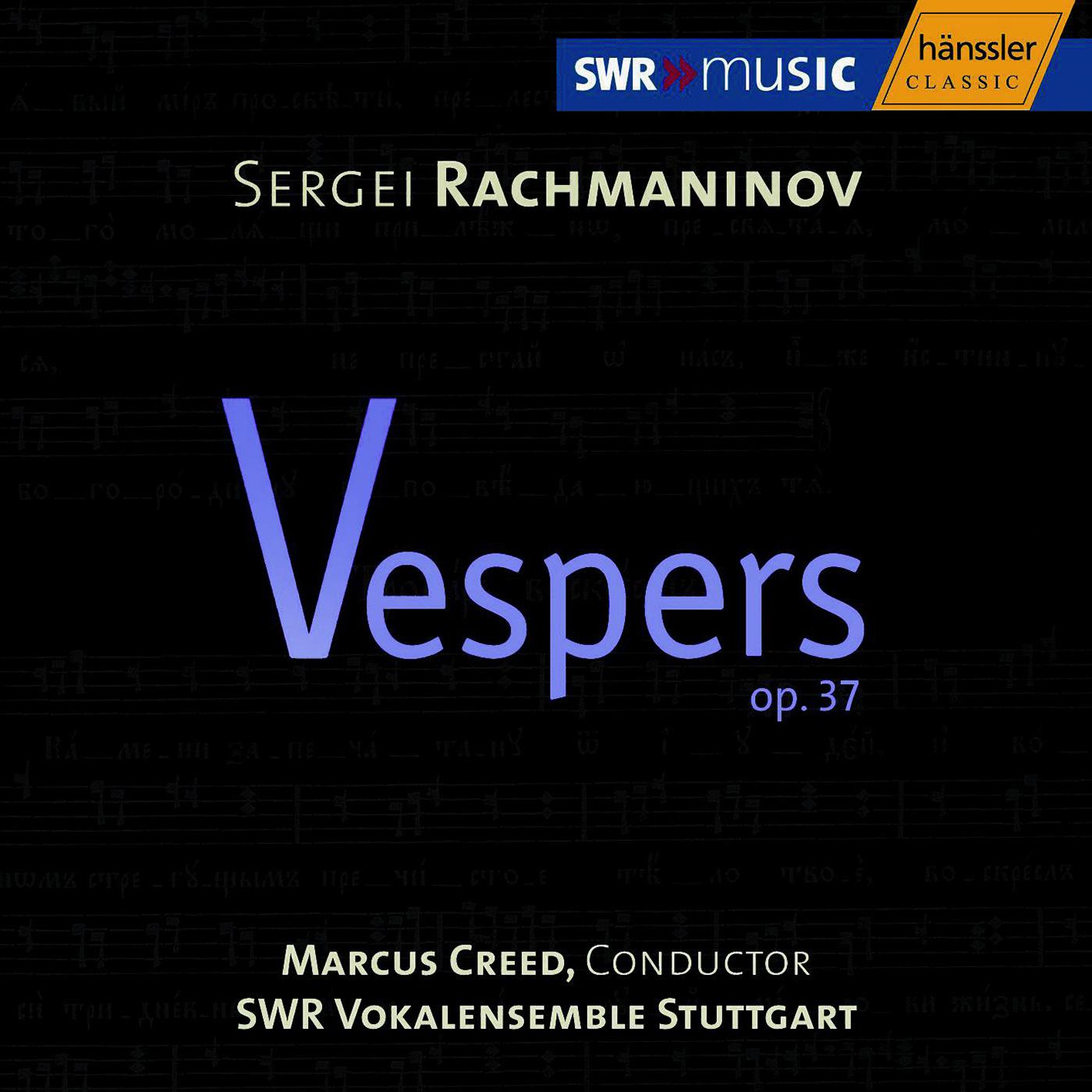 RACHMANINOV: Vespers, Op. 37