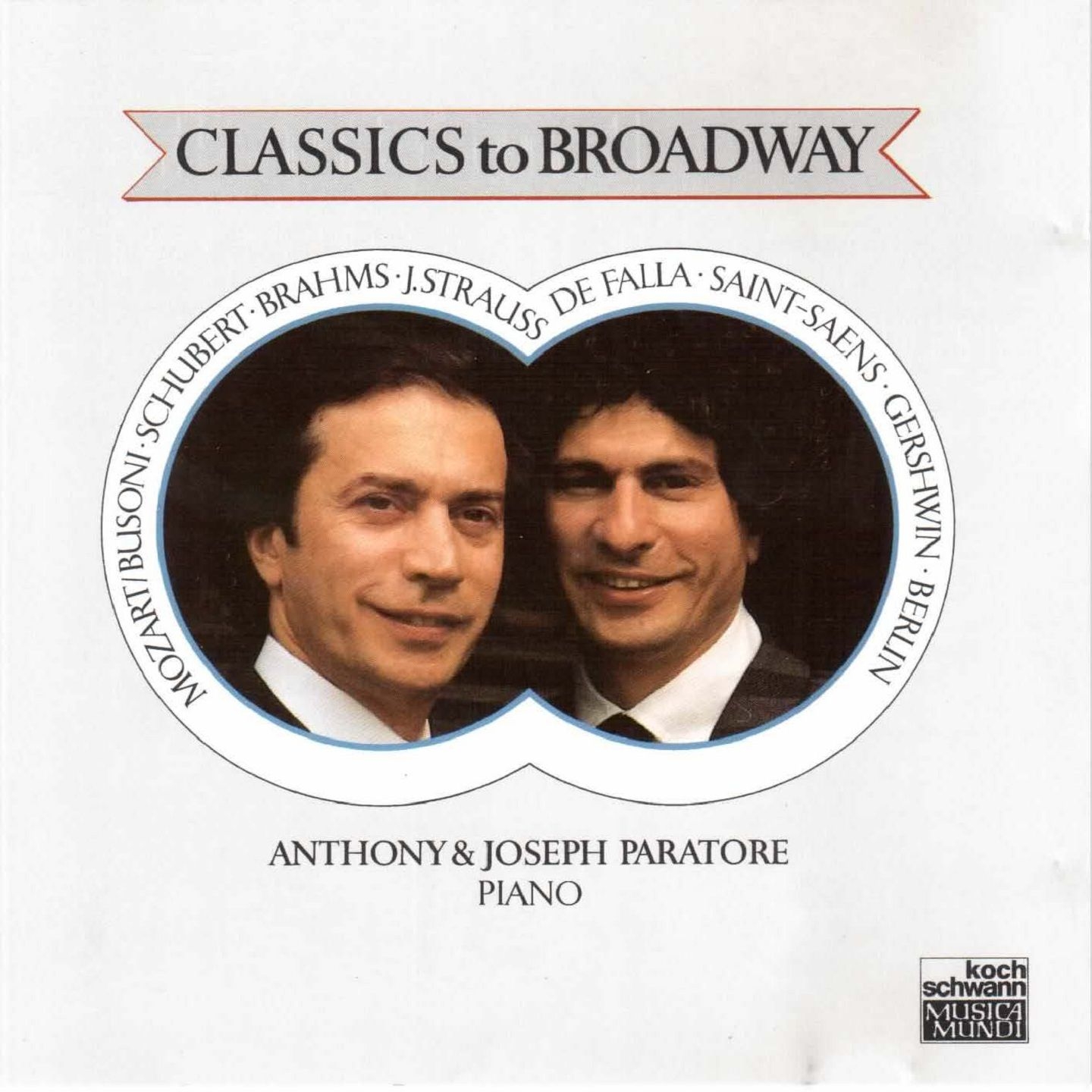 Classics to Broadway (Arrangements for Piano Duo)