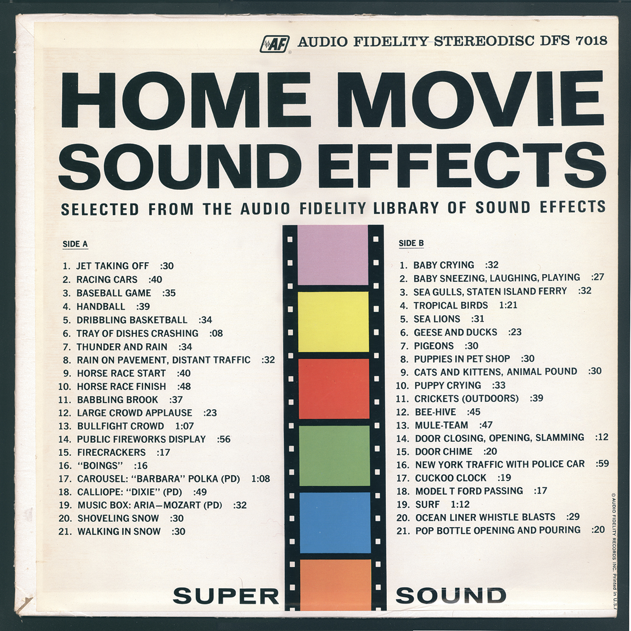 Home Movie Sound Effects