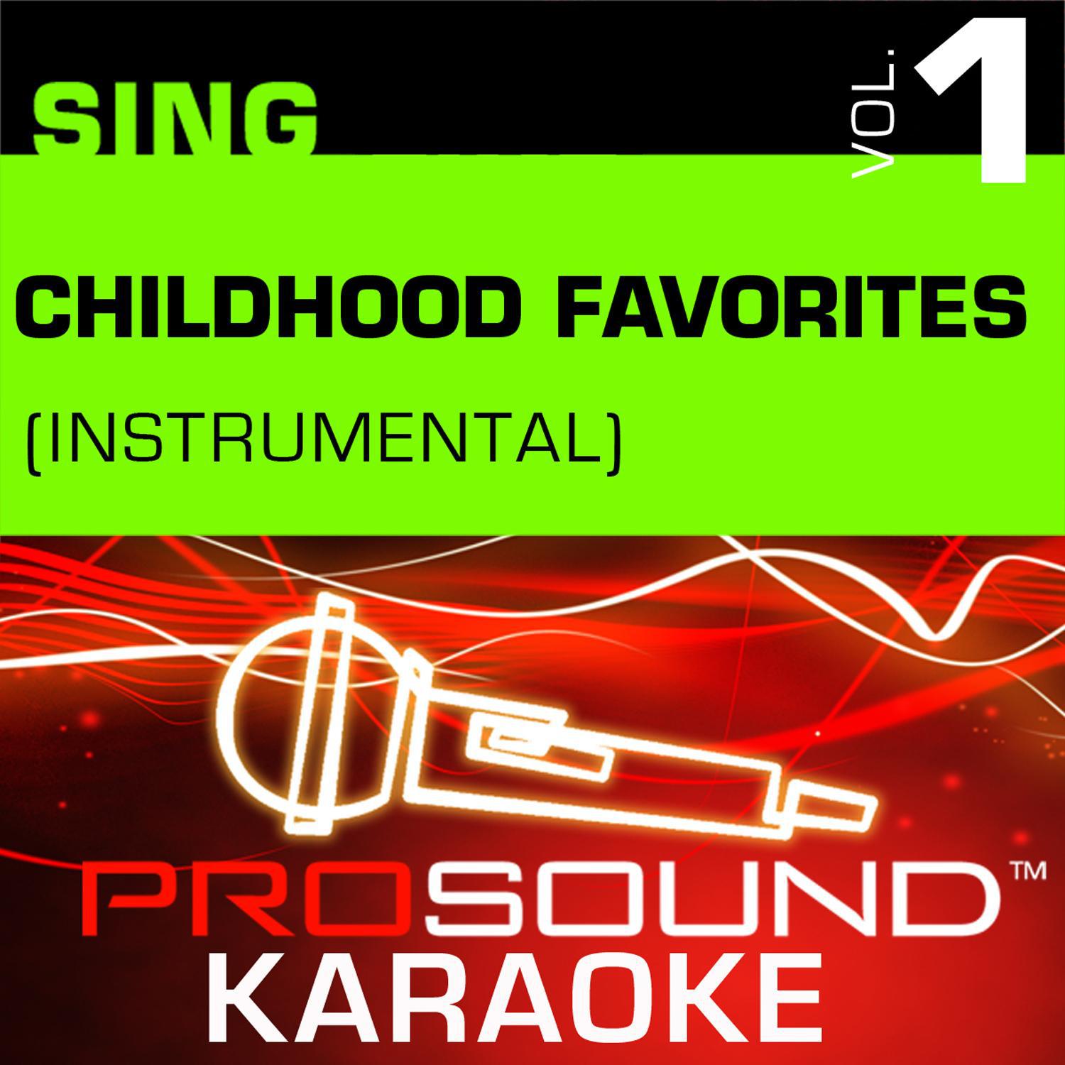 Childhood Favorites, Vol.1 (Karaoke Performance Tracks)