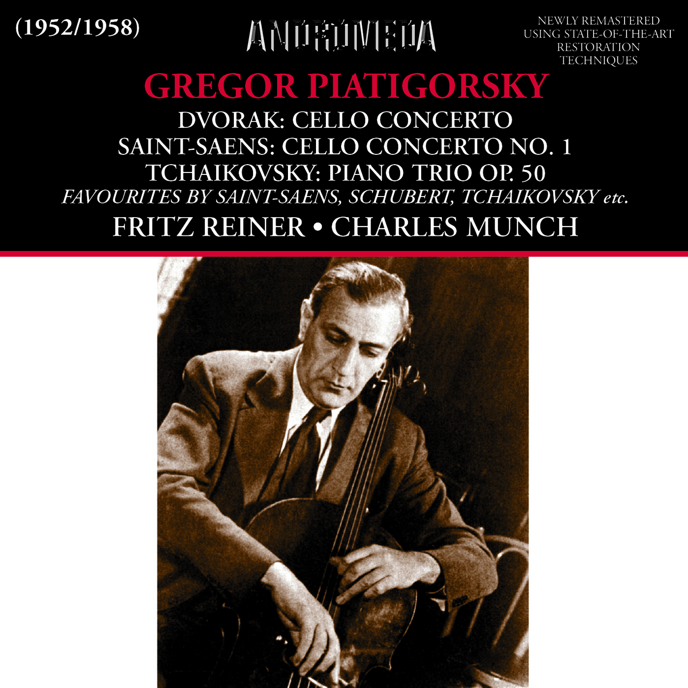 Cello Recital: Piatigorsky, Gregor  DVOÁ K, A.  SAINTSA NS, C.  TCHAIKOVSKY, P. I.  RUBINSTEIN, A.  WEBER, C. M. von Cello Concertos 19501958