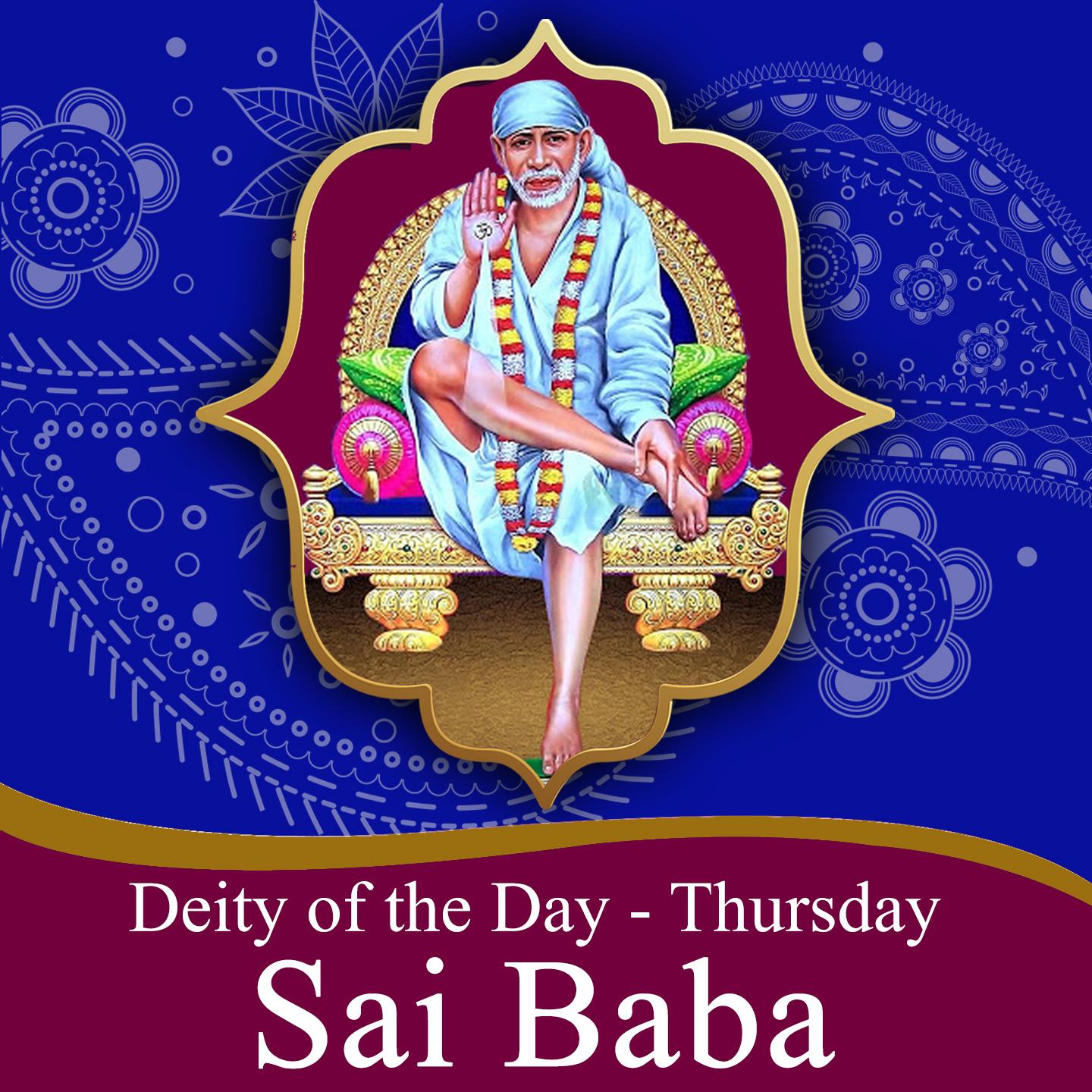 Deity of the day - Thursday (Sai Baba)