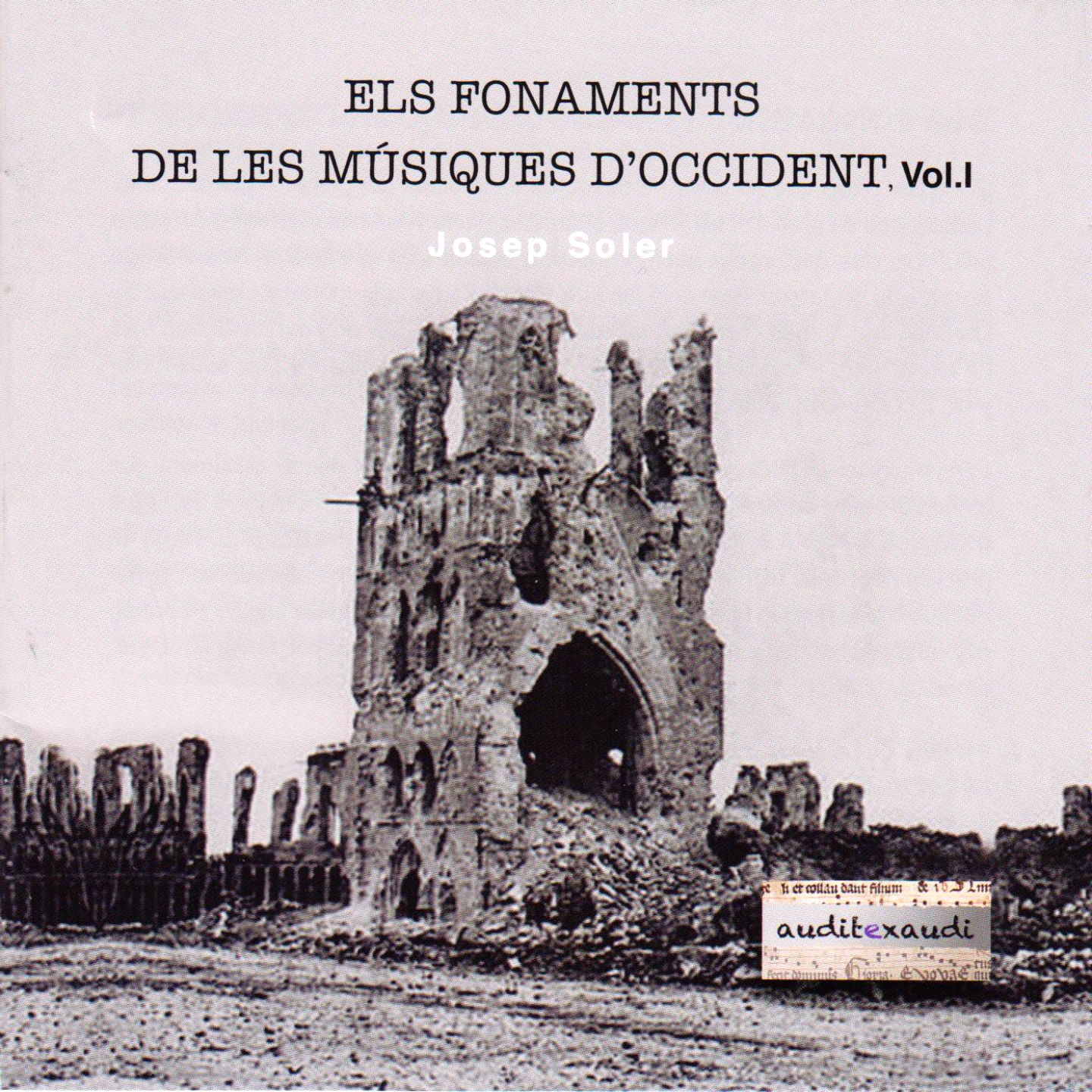 Els Fonaments de les Mu siques D' Occident, Vol. 1