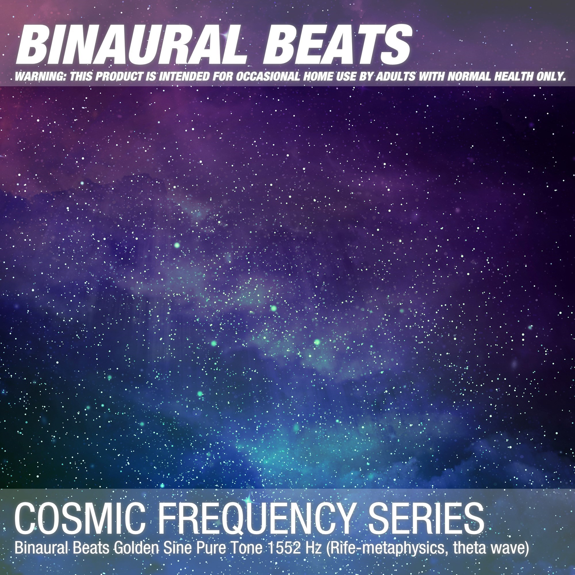 Binaural Beats Golden Sine Pure Tone 1552 Hz (Rife-metaphysics, theta wave)