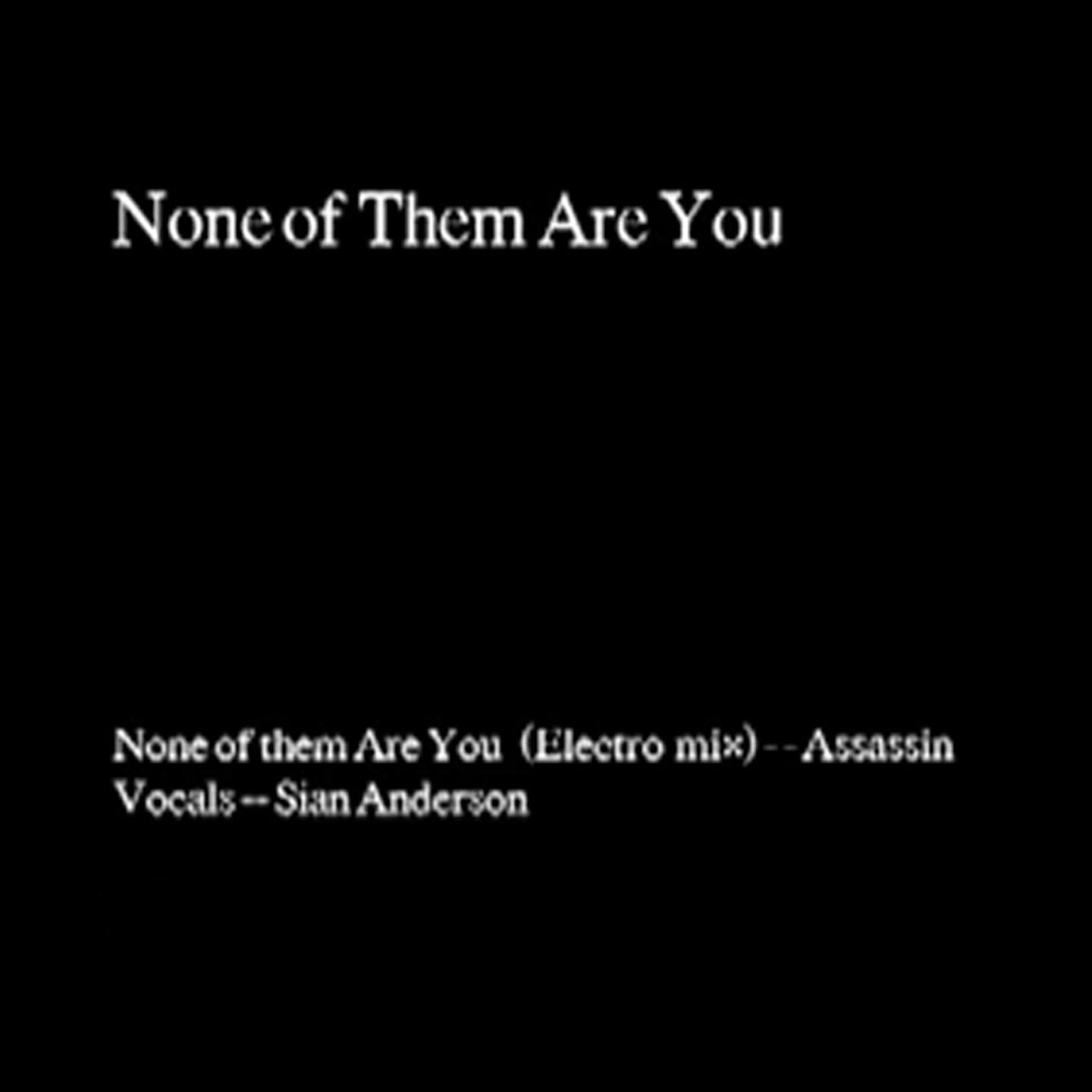 None of The Are You (Electro Mix)
