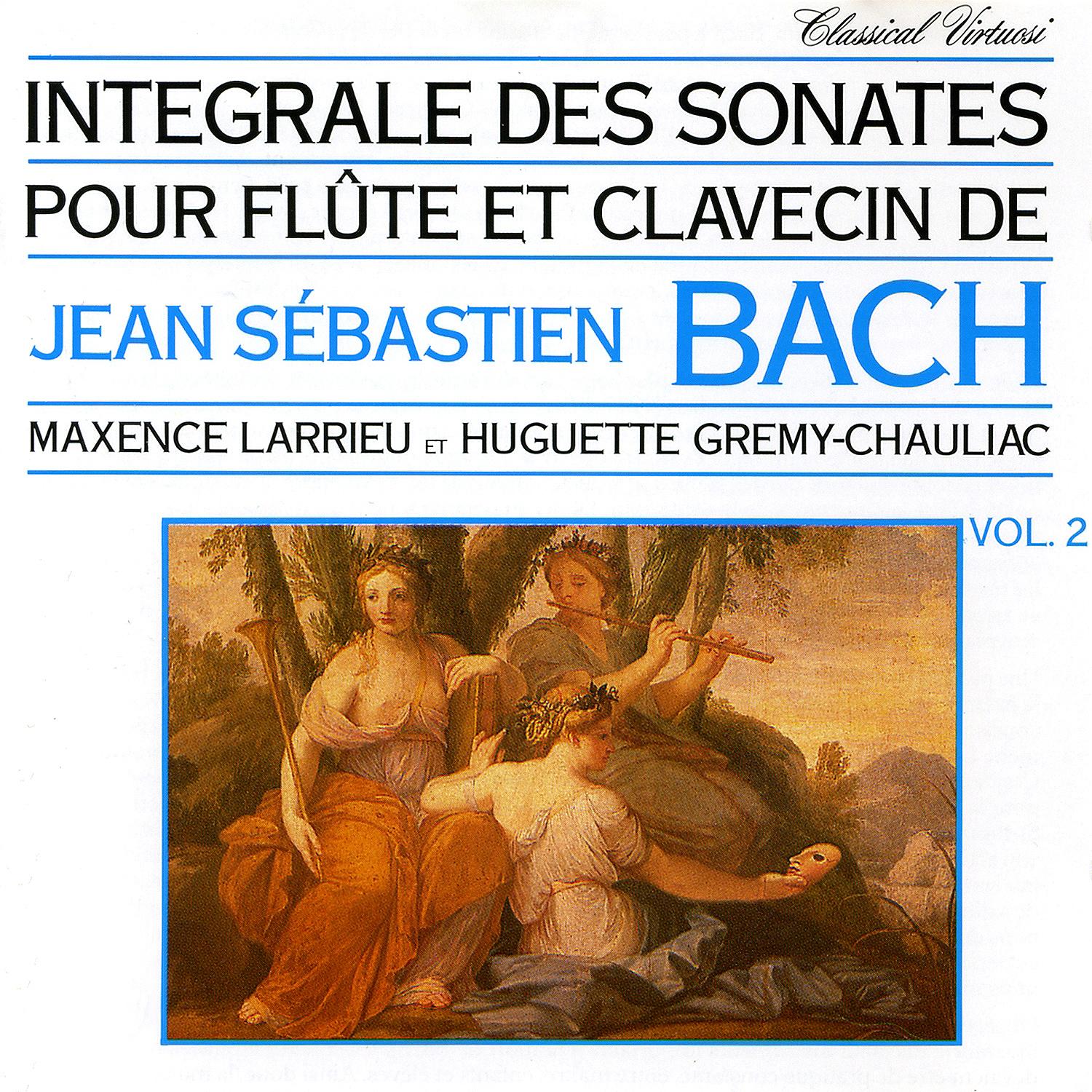 JeanSe bastien Bach  Inte grale Pour Fl te Et Clavecin Vol. 2