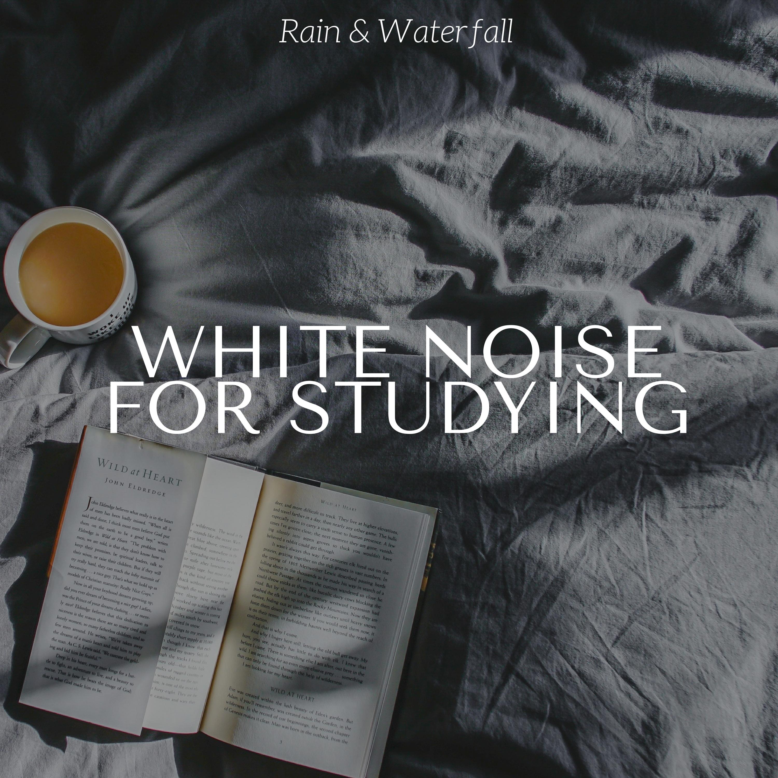 White Noise for Studying - Rain & Waterfall