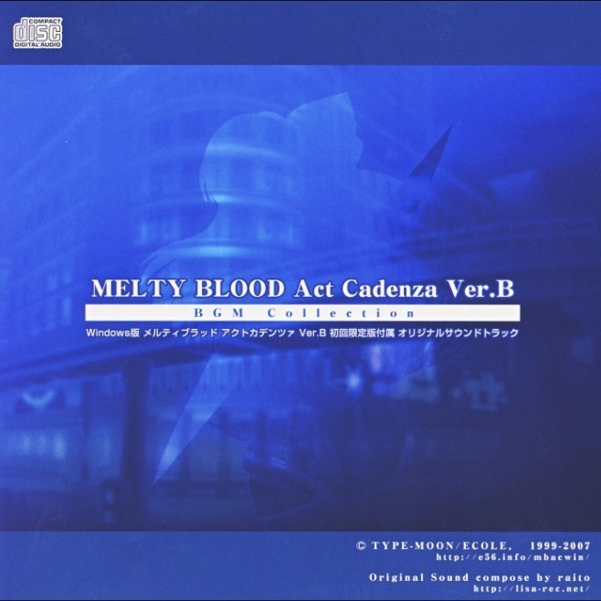 MELTY BLOOD Act Cadenza Ver.B BGM Collection