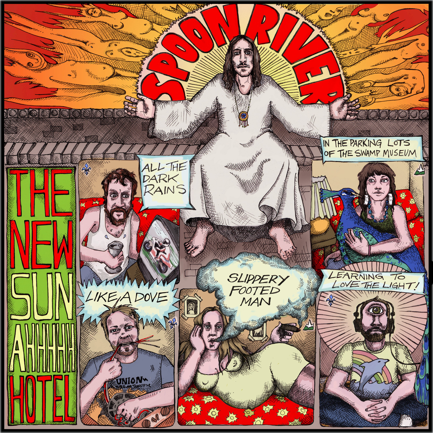 In The Parking Lots of the Swamp Museum