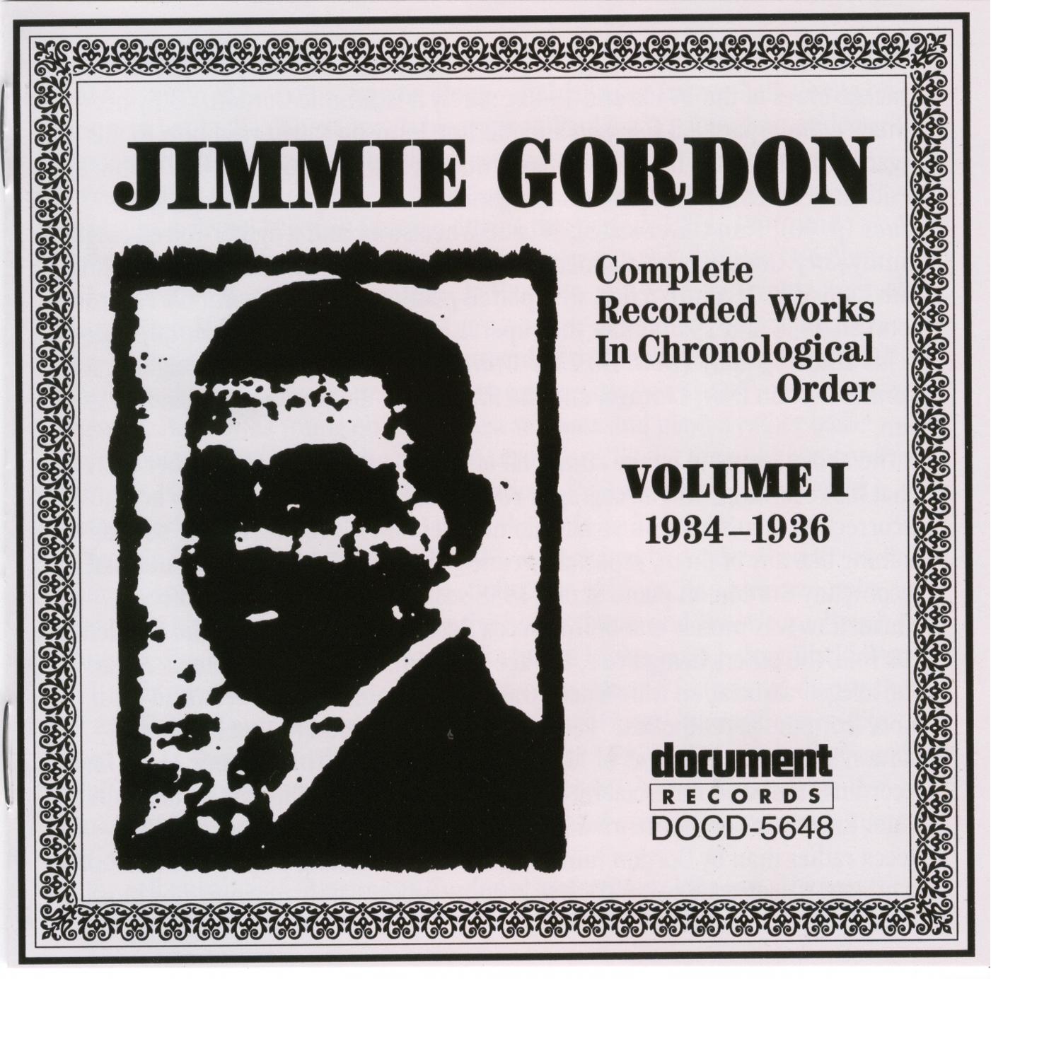 Jimmie Gordon Vol. 1 (1934-1936)
