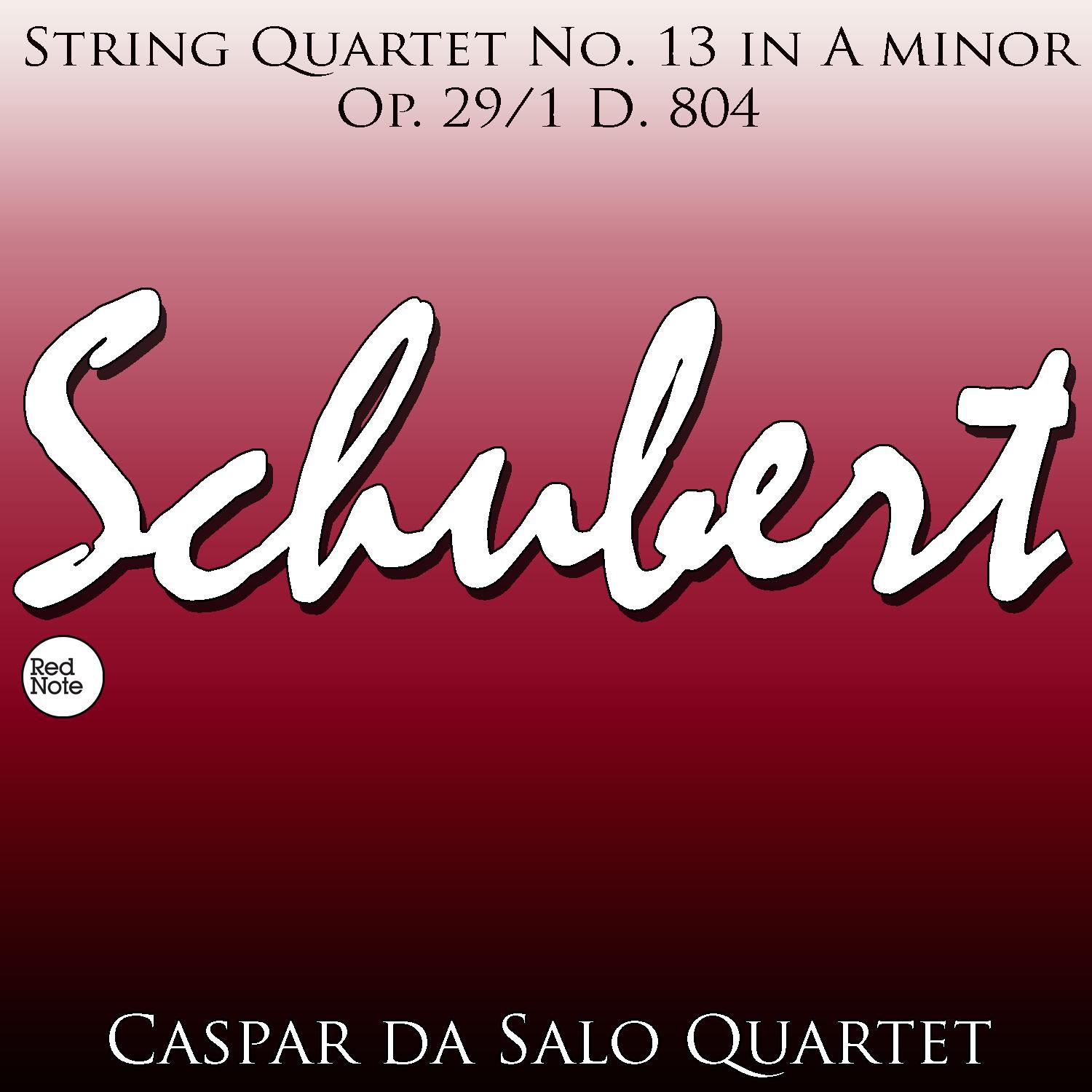 String Quartet No. 13 in A minor, Op. 29/1 D. 804: III. Minuetto: Allegretto - Trio