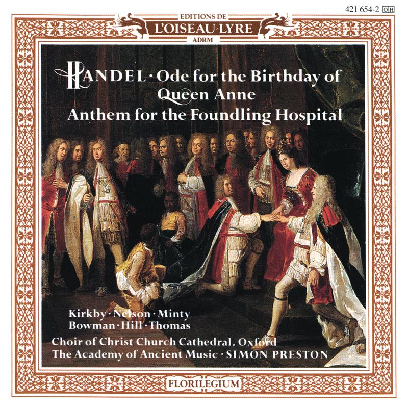 Handel: Queen Anne Birthday Ode, Foundling Hospital Anthem - Haydn: Missa Brevis