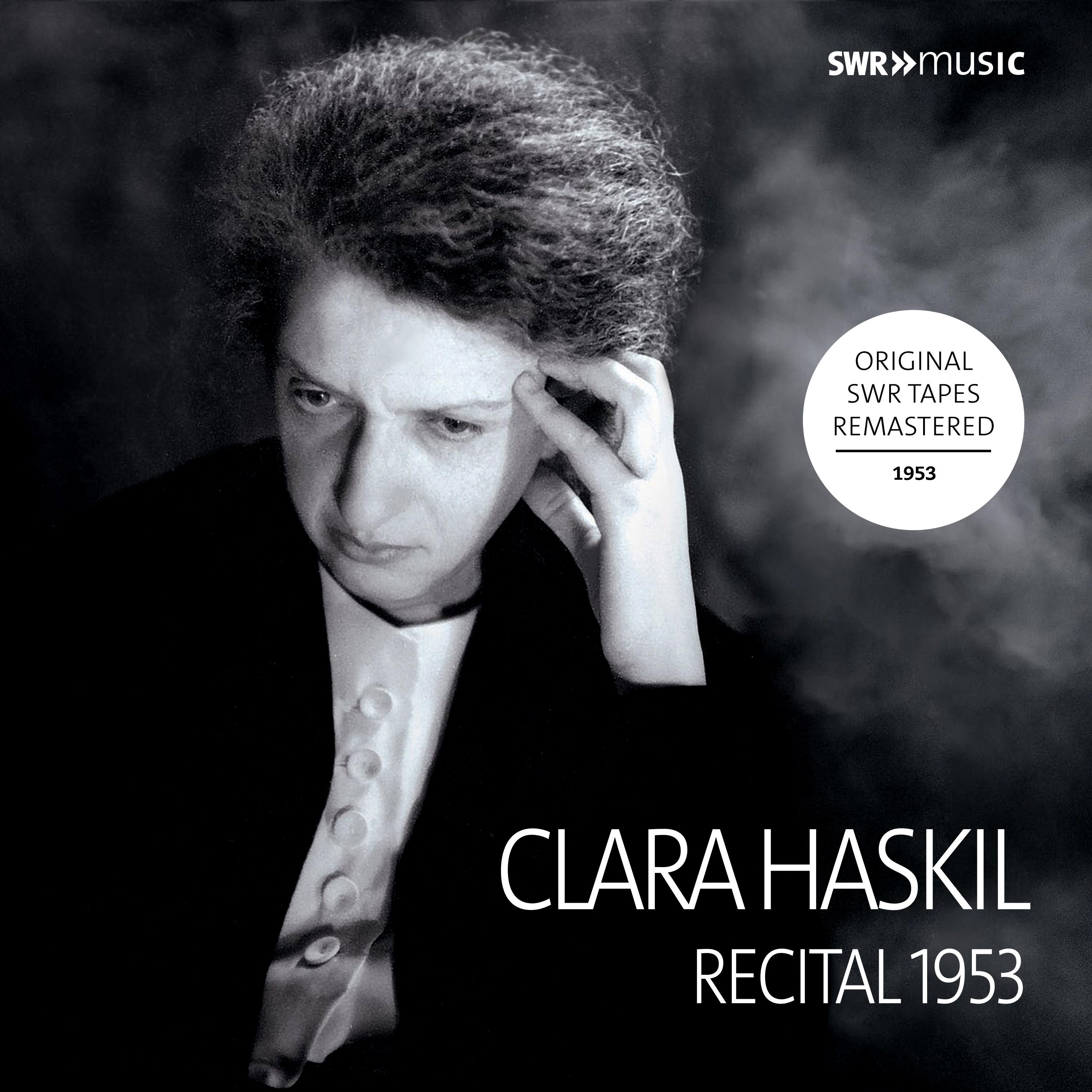 Piano Recital: Haskil, Clara - BACH, J.S. / BEETHOVEN, L. van / DEBUSSY, C. / RAVEL, M. / SCHUMANN, R. / SCARLATTI, D. (1953)