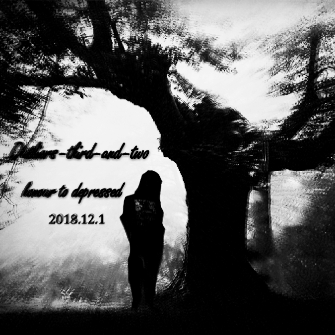 The ghost hiding in the street corner is crying