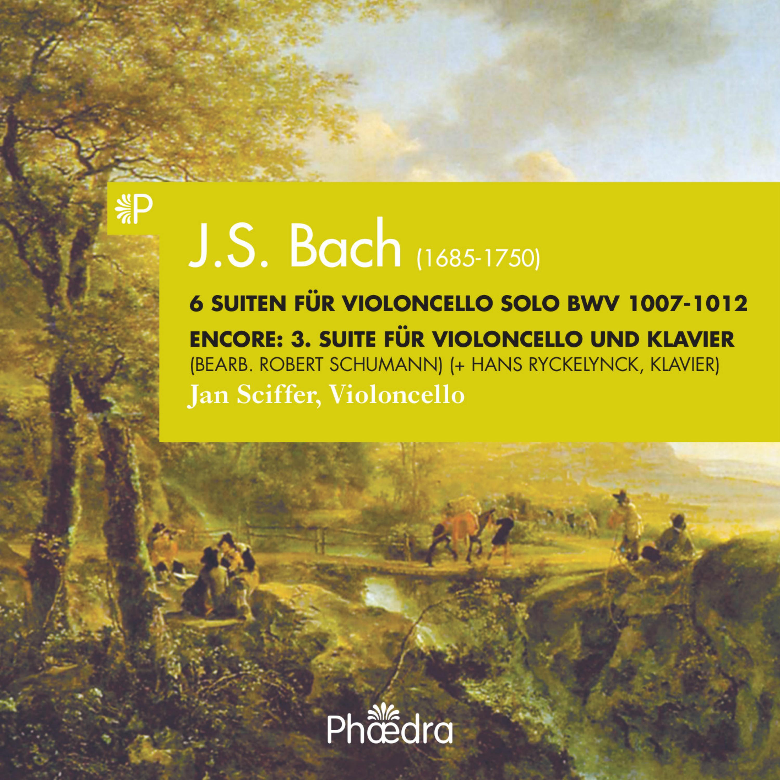 Bach: 6 Suiten fü r Violoncello Solo  Suite fü r Violoncello und Klavier