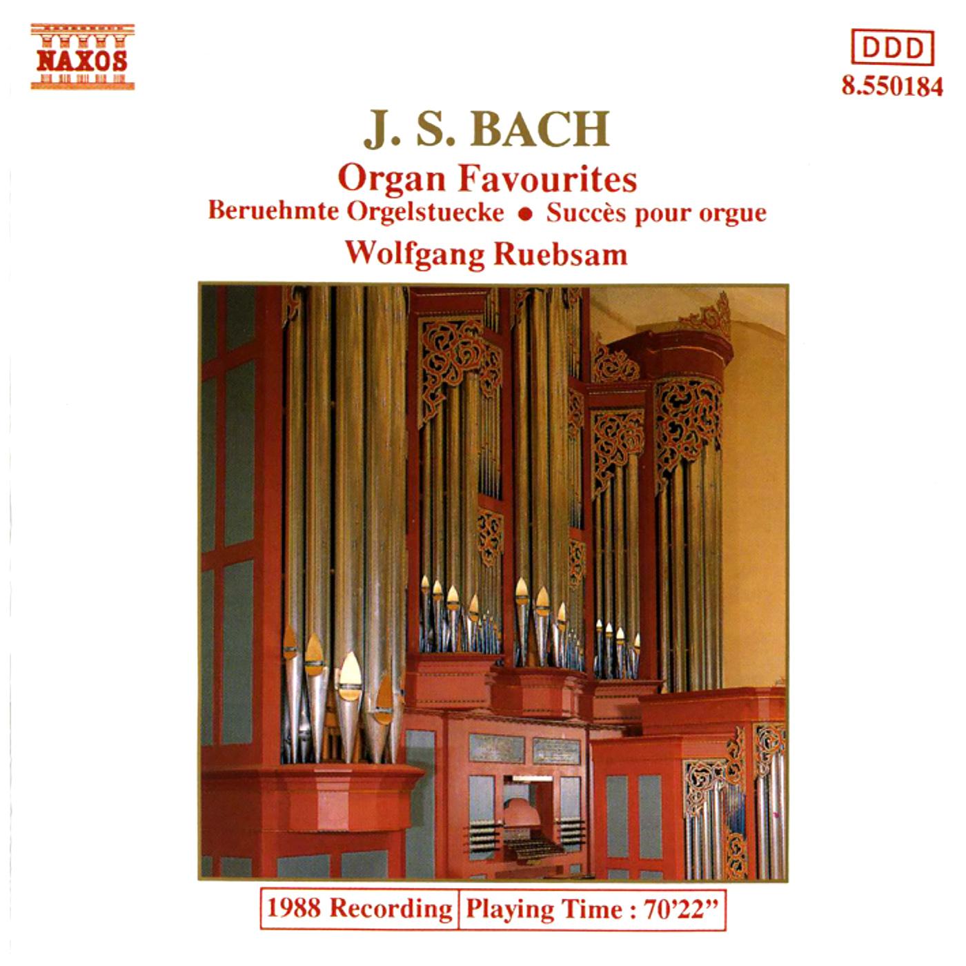 BACH, J.S.: Organ Favourites