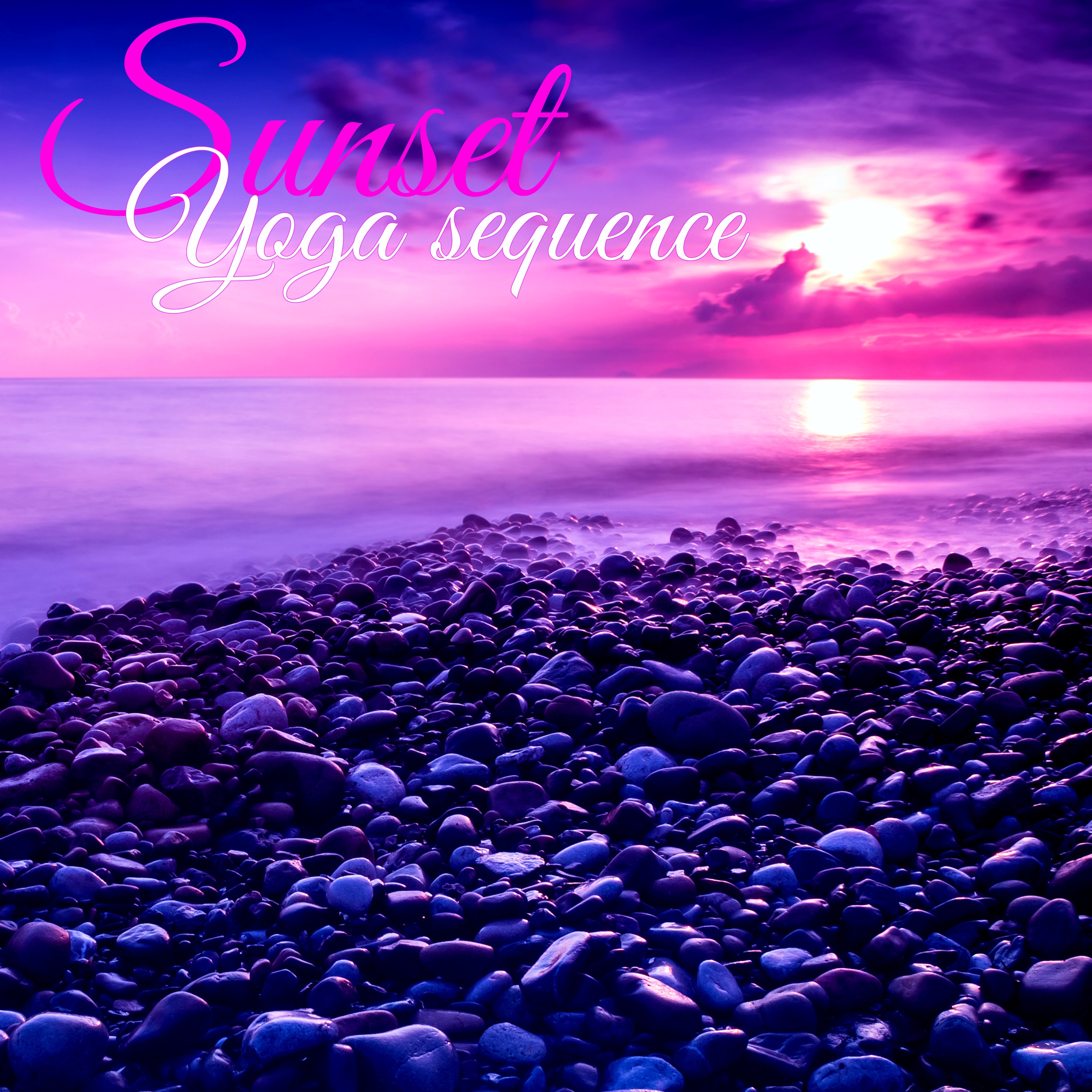 Sunset Yoga Sequence  Flow  Slow Yoga Music for Sun Salutations Beach Yoga