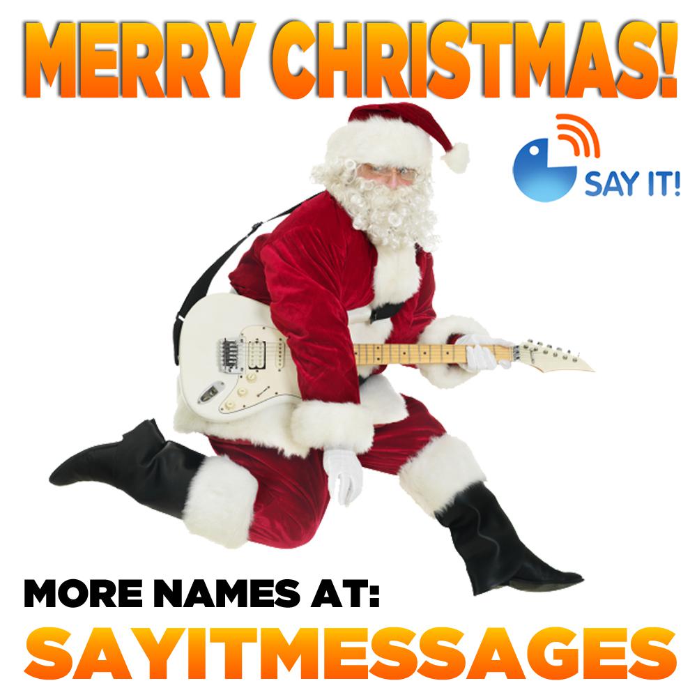 Merry Christmas Boys Names Vol. I