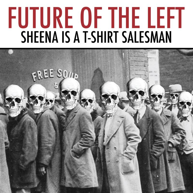 sheena is a t-shirt salesman